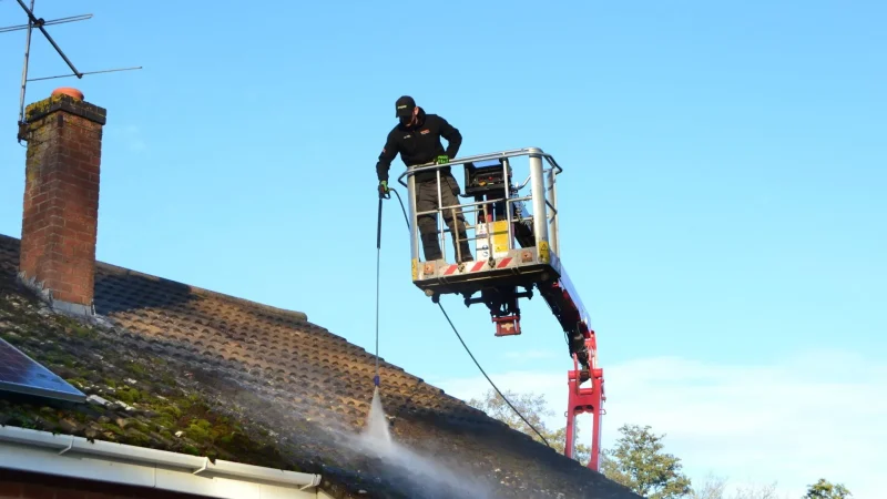 Removing Stains and Discoloration from Roofs with Crewe Roof Cleaning